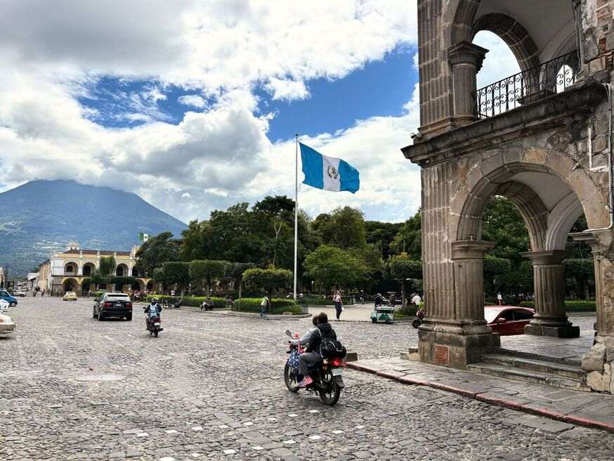Guatemala landscape with mountains and greenery