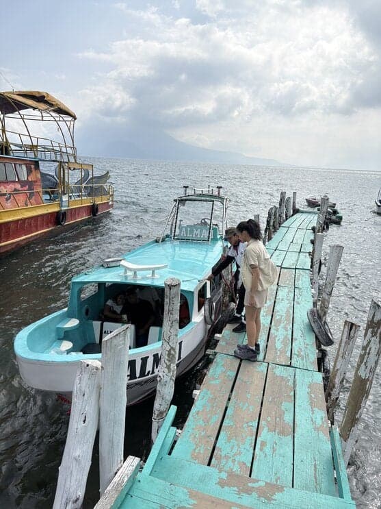 The pier of San Pedro La Laguna