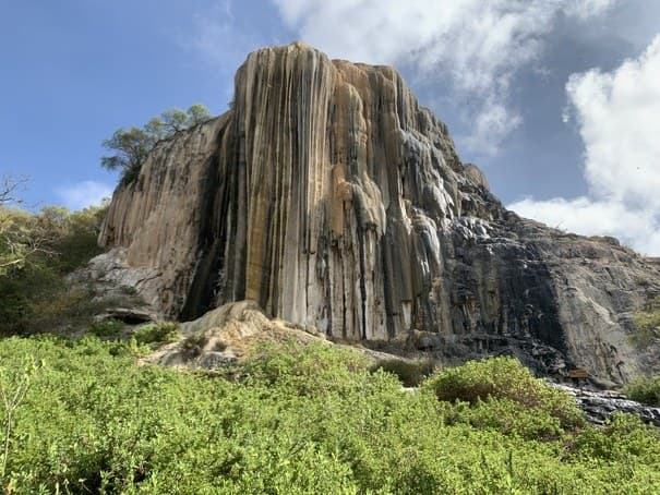 View of Hierve el Agua