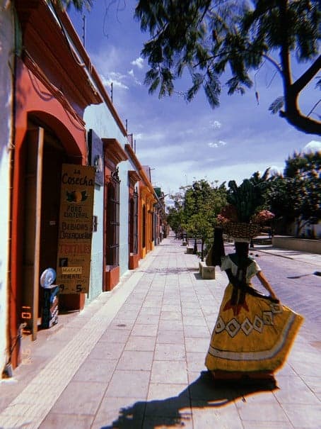 Street view of Oaxaca