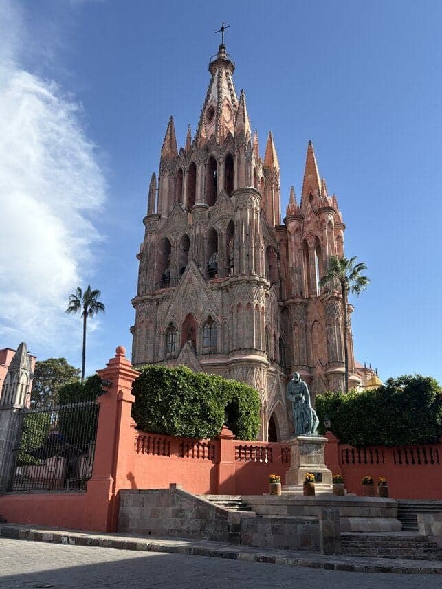 The Parroquia de San Miguel Arcangel in San Miguel de Allende