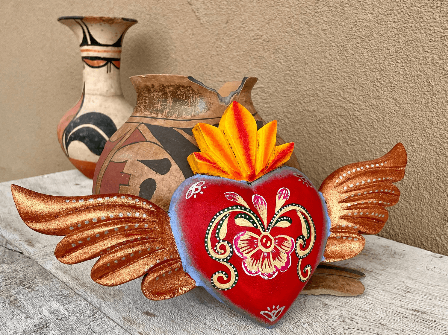 Sacred Heart jewelry in San Miguel de Allende