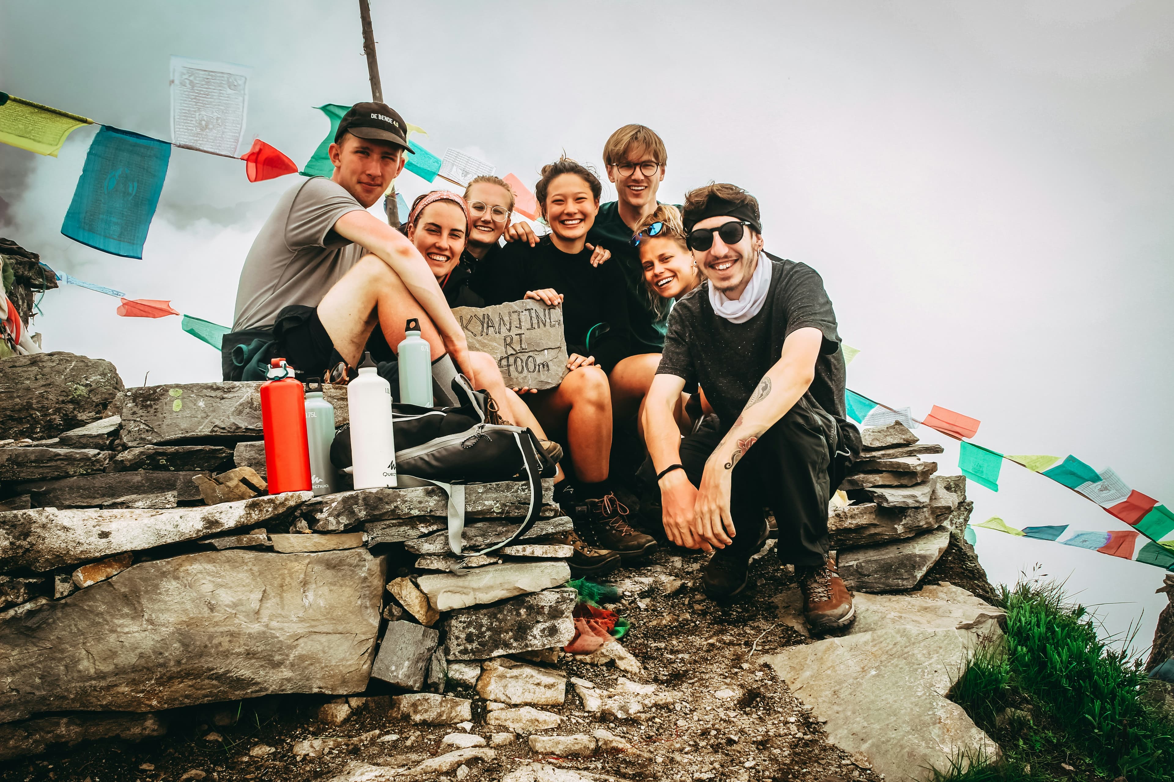Experience curators on a mountain summit