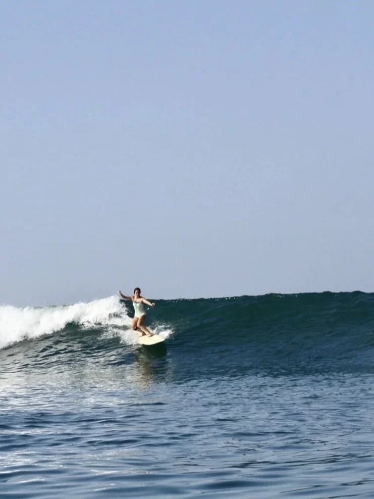 Surfing in Medewi
