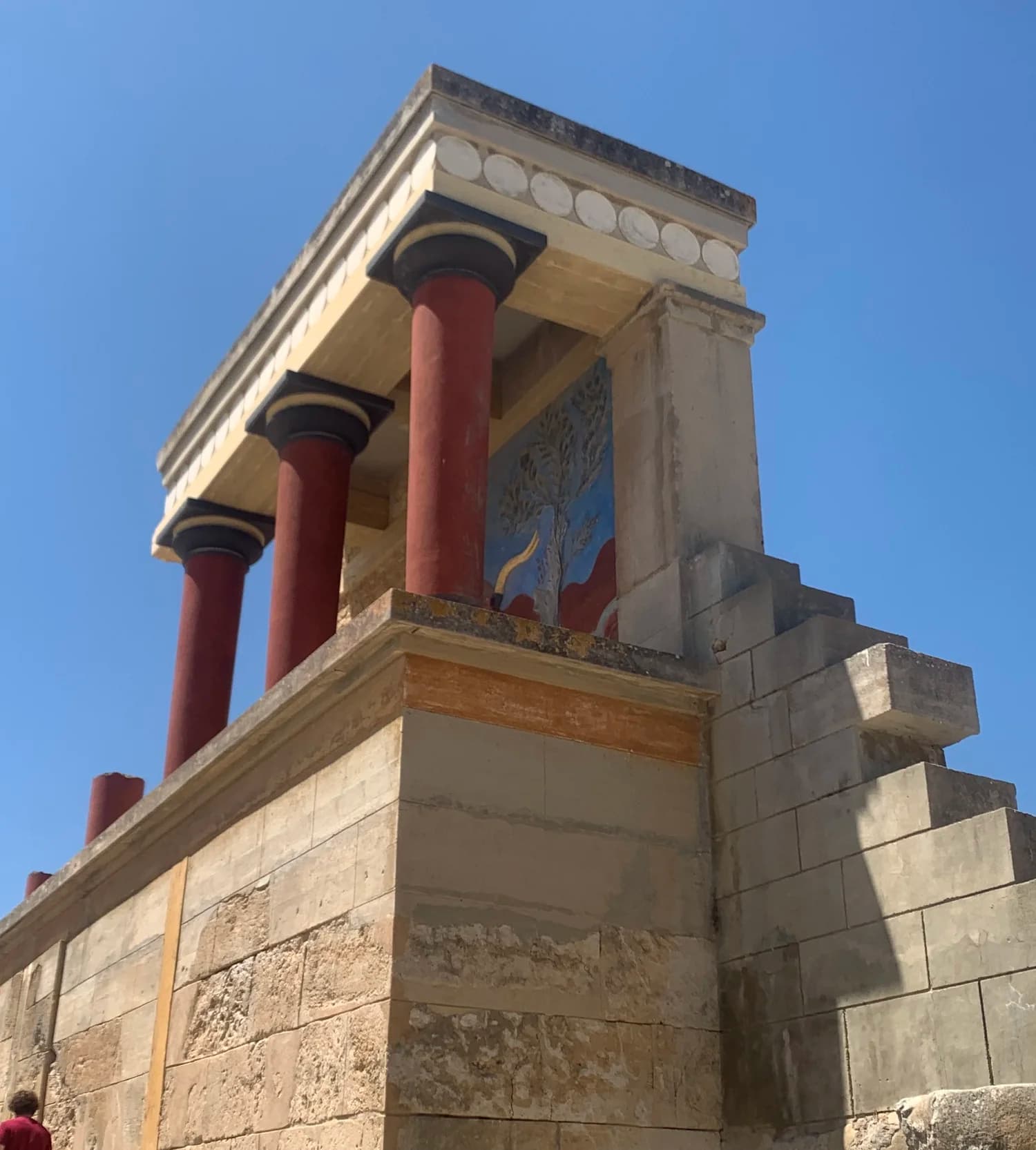 Astonishing view of the Knossos Palace