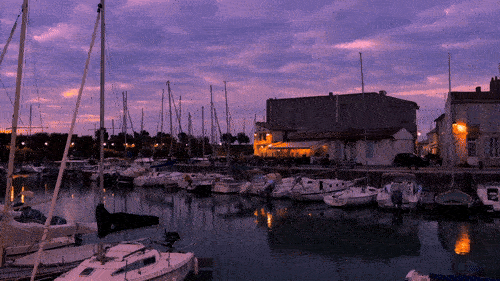 Animated closing scene for an Île-de-Ré weekend getaway