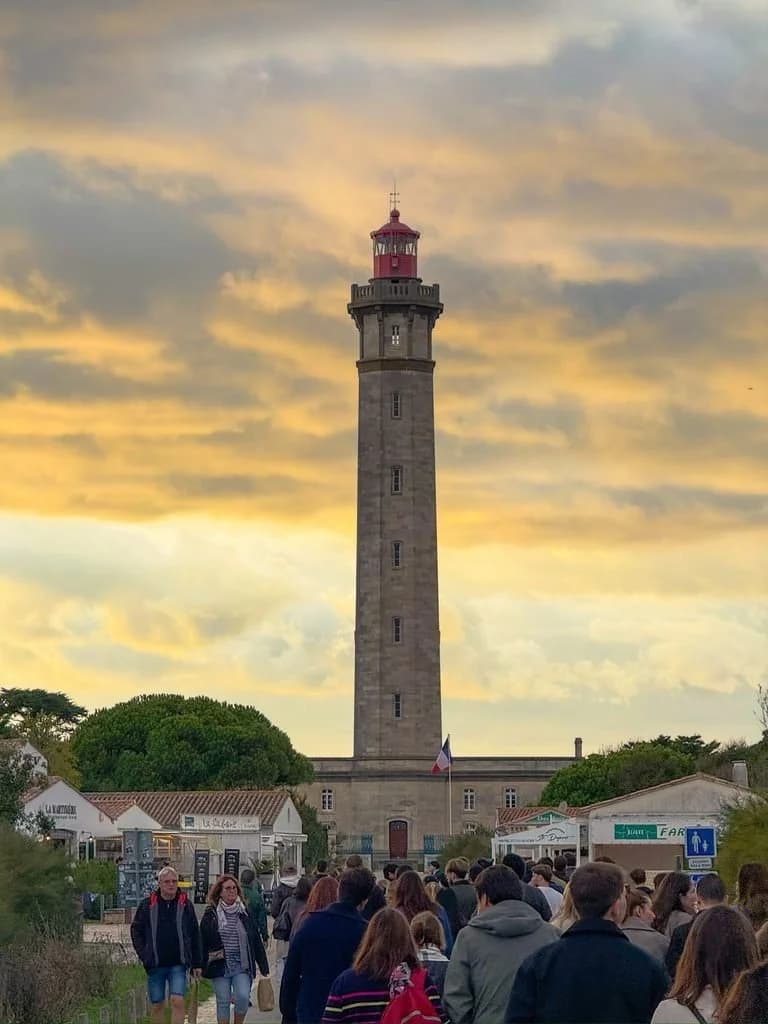 Coastal lighthouse on Île-de-Ré