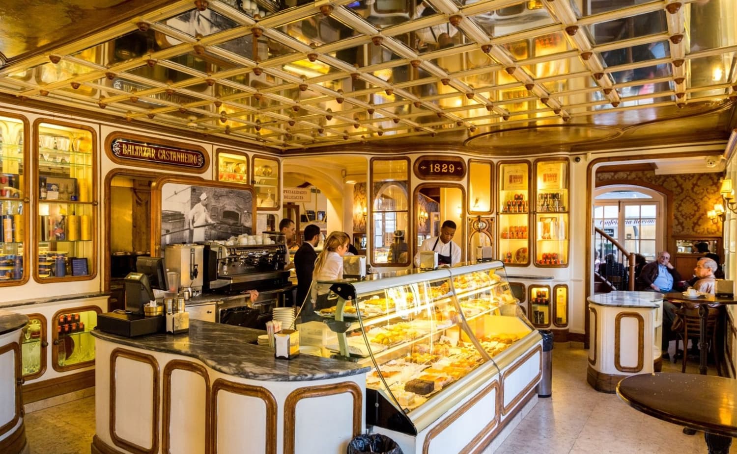 Pasteis de nata bakery stop in Belem, Lisbon