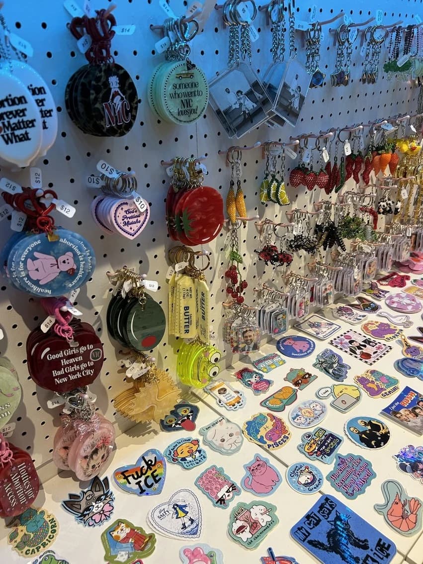 Small treasures inside a downtown curiosity shop