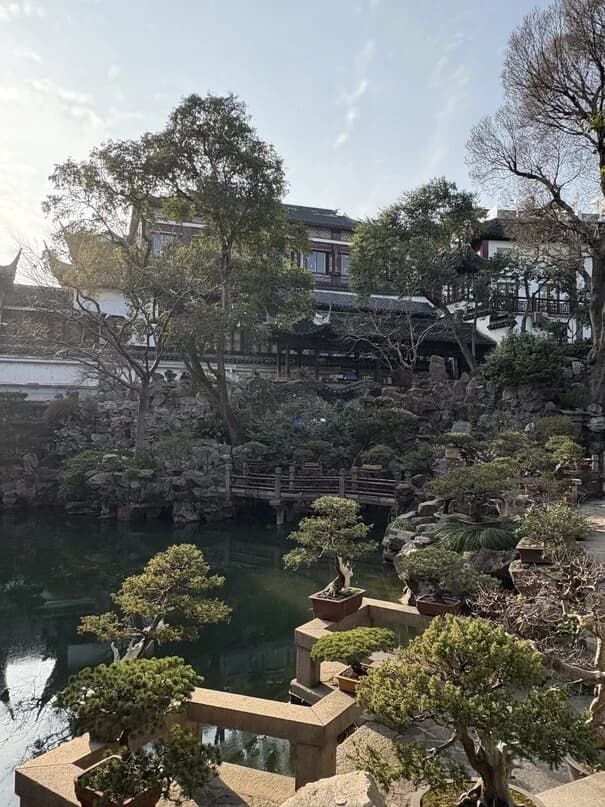A traditional garden in old Shanghai