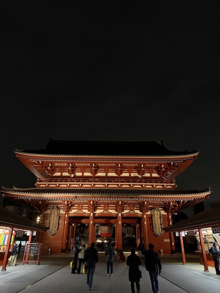 Senso-ji temple gate in Tokyo
